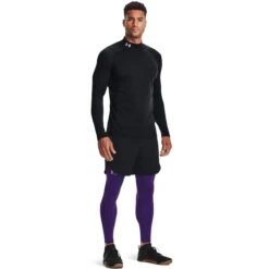 Maillot De Corps Ajusté à Col Montant Under Armour ColdGear® -BULLPADEL Soldes Magasin 1366066 001 3