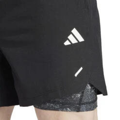 Short 2 En 1 Adidas Power Workout -BULLPADEL Soldes Magasin adidas ik9683 6 apparel on model detail view 1 white