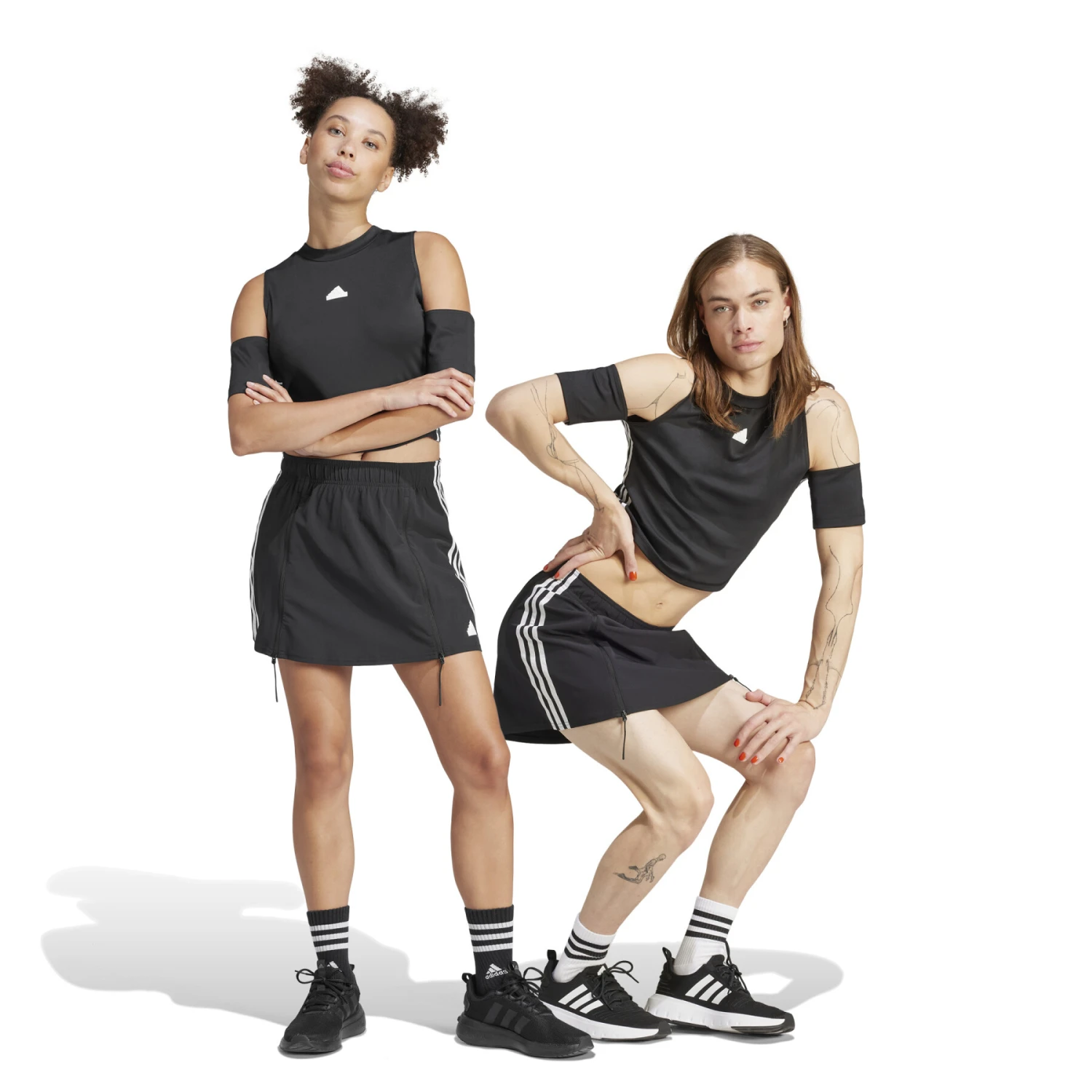 Jupe-short Femme Adidas Boldblock 2 Jupe-short Femme Adidas Boldblock – Image 2