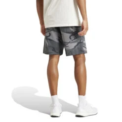 Short Camouflage Adidas Seasonal Essentials -BULLPADEL Soldes Magasin adidas is2017 5 apparel on model back view white