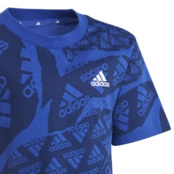 T-shirt Imprimé Enfant Adidas Essentials -BULLPADEL Soldes Magasin adidas is2561 4 apparel photography detail view 1 white