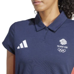 Polo Femme Adidas Team GB -BULLPADEL Soldes Magasin adidas is3572 8 apparel on model detail view 2 white