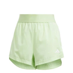 Short Tissé Femme Adidas Hyperglam -BULLPADEL Soldes Magasin adidas it4670 1 apparel photography front view white