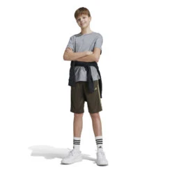 Short Enfant Adidas Essentials Aeroready 3-Stripes 11 Short Enfant Adidas Essentials Aeroready 3-Stripes -BULLPADEL Soldes Magasin adidas iv9582 3 apparel on model walking view white