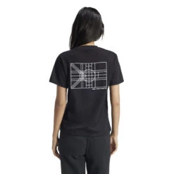 T-shirt Femme Adidas House Of Tiro Nations Graphic -BULLPADEL Soldes Magasin adidas iy3439 5 apparel on model back view white