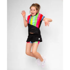 Jupe-short Fille Bidi Badu New York -BULLPADEL Soldes Magasin bidi badu g1620001 bkmx black mixed 4