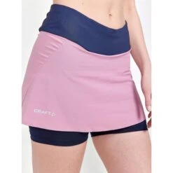 Jupe-short Femme Craft Pro Hypervent 2IN1 -BULLPADEL Soldes Magasin craft co1910429 743000 pink black 3