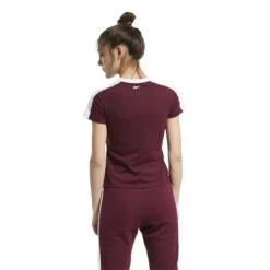 T-shirt Femme Reebok Training Essentials Linear Logo Detail -BULLPADEL Soldes Magasin fu2183 app on model back white