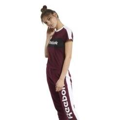 T-shirt Femme Reebok Training Essentials Linear Logo Detail -BULLPADEL Soldes Magasin fu2183 app on model standard white