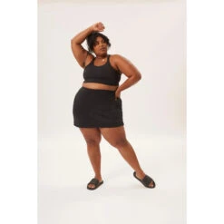 Jupe-short Femme Girlfriend Collective High-Rise -BULLPADEL Soldes Magasin girlfriend collective 4018 jb 1