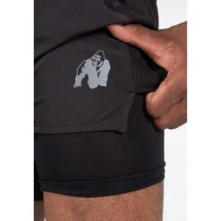 Short 2 En 1 Gorilla Wear Modesto -BULLPADEL Soldes Magasin gorilla wear 9100390001 black 4