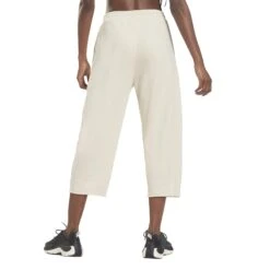 Pantalon Femme Reebok Les Mills® Non Dye French Terry -BULLPADEL Soldes Magasin h08973 app on model back white