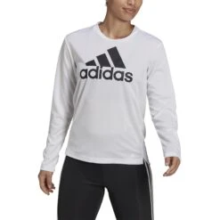 T-shirt Femme Adidas Aeroready Designed To Move Sport -BULLPADEL Soldes Magasin hd9346 app on model front white
