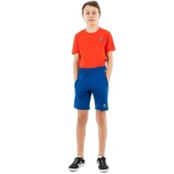 Short Enfant Le Coq Sportif Tri N°1 -BULLPADEL Soldes Magasin le coq sportif 2310047 bleu electrique 3