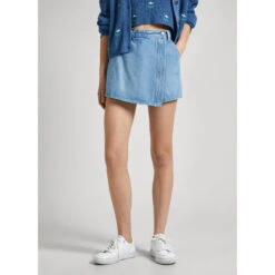 Jupe-short Femme Pepe Jeans Regular 9 Jupe-short Femme Pepe Jeans Regular -BULLPADEL Soldes Magasin pepe jeans pl801123 000 denim 3