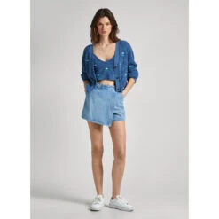 Jupe-short Femme Pepe Jeans Regular 12 Jupe-short Femme Pepe Jeans Regular -BULLPADEL Soldes Magasin pepe jeans pl801123 000 denim 5