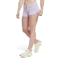 Short Femme Reebok Identity French Terry -BULLPADEL Soldes Magasin reebok h54764 2 apparel on model standard view white