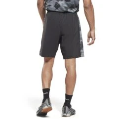 Short Tissé Camouflage Reebok -BULLPADEL Soldes Magasin reebok ht1691 3 apparel on model back view white