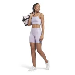 Cuissard Côtelé Femme Reebok Performance -BULLPADEL Soldes Magasin reebok ht2387 4 apparel on model side view white